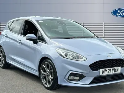 Used Ford Fiesta ST-Line 155 HP (114 kW) 2021 Blue Hatchback