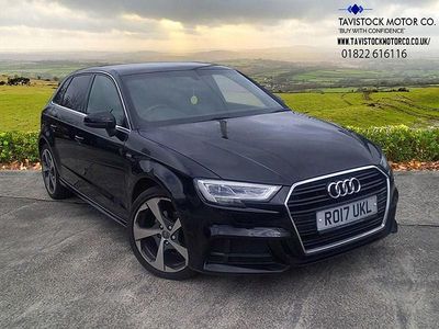 Used Audi A3 Sportback S-Line 110 HP (80 kW) 2017 Black Hatchback