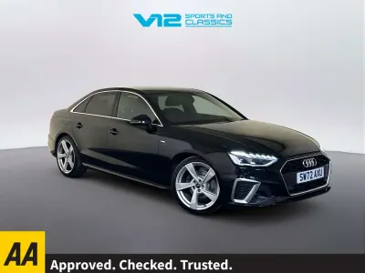 Used Audi A4 S-Line 150 HP (110 kW) 2022 Black Sedan