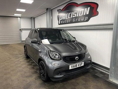Used Smart ForFour Premium 71 HP (52 kW) 2018 Black Hatchback