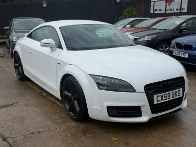 Used Audi TT S-Line 170 HP (125 kW) 2009 White Coupe