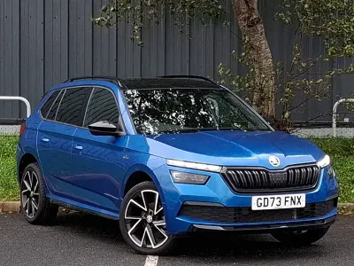 Used Skoda Kamiq Monte Carlo 110 HP (80 kW) 2024 Blue SUV