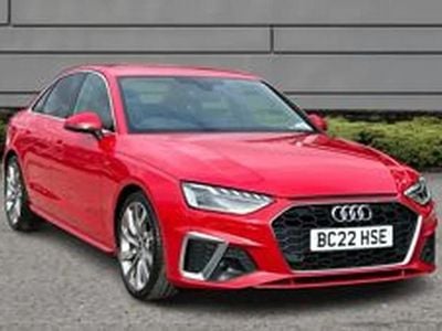 Used Audi A4 S-Line 147 HP (108 kW) 2022 Red Sedan