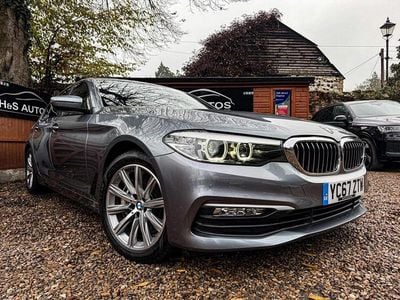 Used BMW 540 2017 Blue Sedan