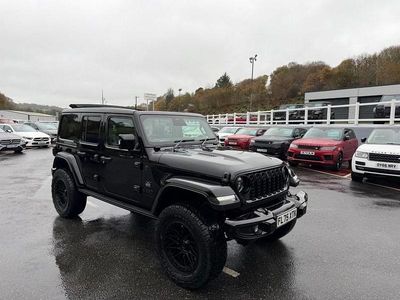 Black New 2025 Jeep Wrangler Sahara SUV | £69,999