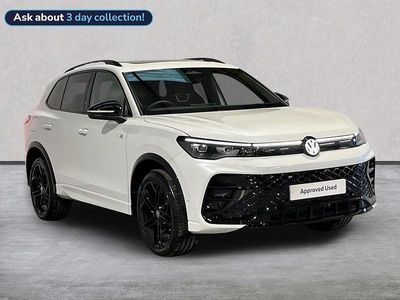 White New 2025 VW Tiguan R-line SUV | £45,399
