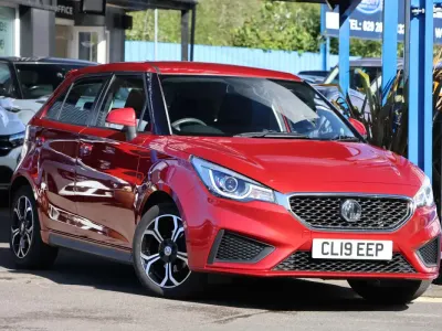 Used MG MG3 Excite 106 HP (77 kW) 2019 Red Hatchback