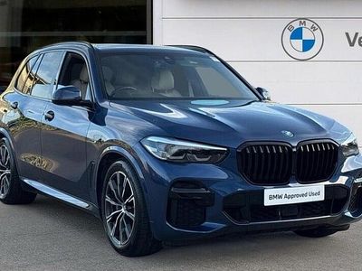 Blue Used 2022 BMW X5 M Sport SUV | £47,860 (Fair price)