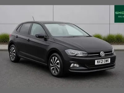 Used VW Polo Active 95 HP (69 kW) 2021 Black Hatchback