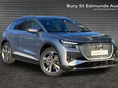 Used Audi Q4 e-tron S-Line 150 kW (204 HP) 2022 Blue SUV