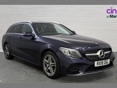 Blue Used 2019 Mercedes C200 AMG Line Premium Plus Estate | £17,873 (Fair price)