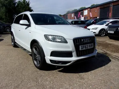 Used Audi Q7 S-line plus 204 HP (150 kW) 2014 White SUV