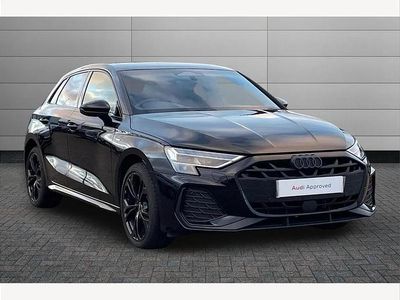 Mythos black Used 2025 Audi A3 e-tron Black Edition Hatchback | £31,795 (Fair price)