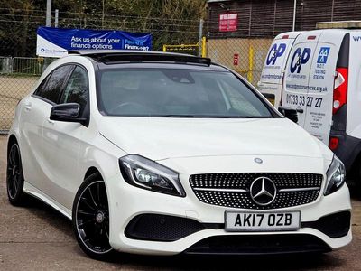 Used Mercedes A220 AMG line 2017 White Hatchback