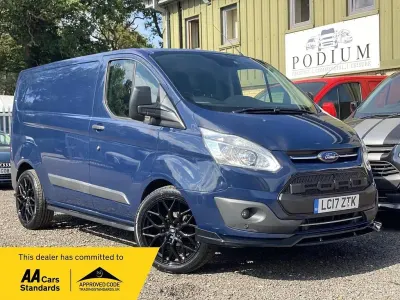 Used Ford Transit Custom Trend 130 HP (95 kW) 2017 Blue Van