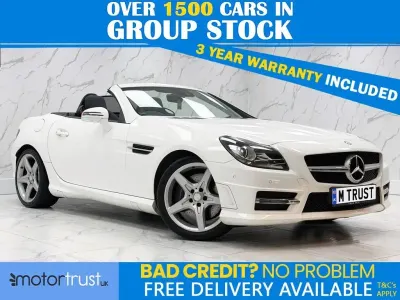 Used Mercedes SLK200 AMG 184 HP (135 kW) 2015 White Cabriolet