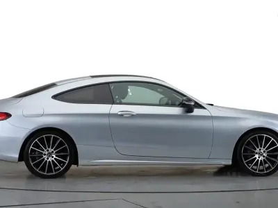 Used Mercedes C300 AMG line 258 HP (189 kW) 2023 Silver Coupe