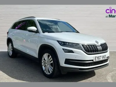 Used Skoda Kodiaq SE L 150 HP (110 kW) 2017 White SUV