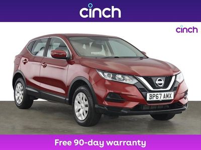 Red Used 2018 Nissan Qashqai Visia SUV | £7,549 (Fair price)