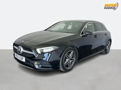 Used Mercedes A220 AMG line 190 HP (139 kW) 2021 Black Hatchback