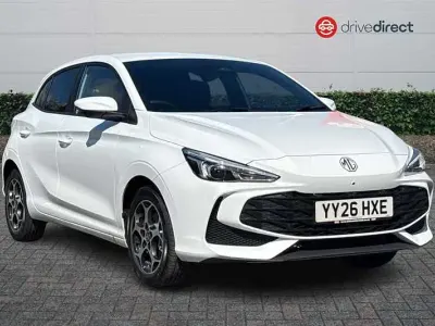 New MG MG3 Trophy 194 HP (142 kW) 2026 White Hatchback