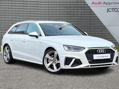 Used Audi A4 S-Line 200 HP (147 kW) 2023 White Estate