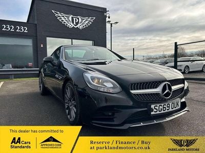 Black Used 2019 Mercedes SLC300 AMG line Cabriolet | £18,495 (Fair price)