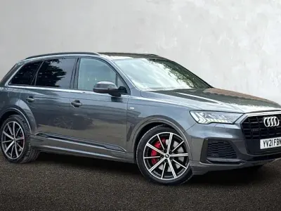 Used Audi Q7 Black Edition 381 HP (280 kW) 2021 Grey SUV