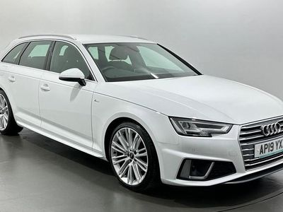 White Used 2019 Audi A4 S-Line Estate | £20,457 (Fair price)