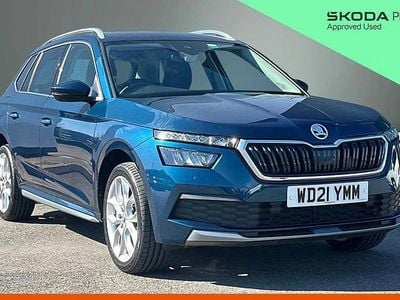 Begagnad Skoda Kamiq SE L 109 HK (80 kW) 2021 Blå SUV