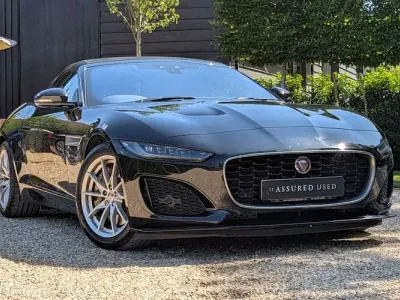 Used Jaguar F-Type 300 HP (220 kW) 2020 Black Cabriolet