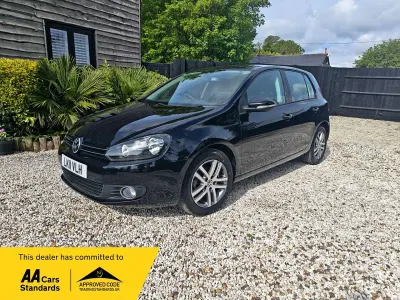 Used VW Golf VII Match 122 HP (89 kW) 2012 Black Hatchback