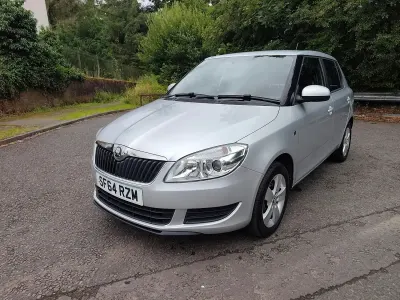 Used Skoda Fabia SE 69 HP (50 kW) 2014 Silver Hatchback