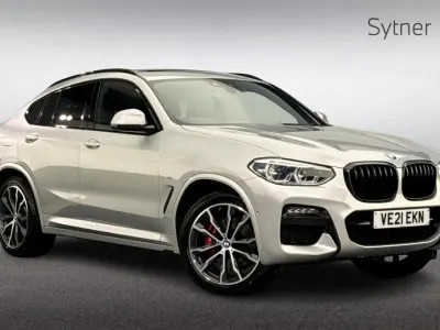 Used BMW X4 M Sport 187 HP (137 kW) 2021 Silver SUV