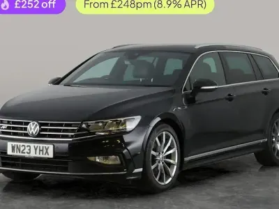 Used VW Passat R-line 150 HP (110 kW) 2023 Black Estate