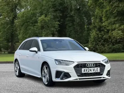 Used Audi A4 S-Line 204 HP (150 kW) 2024 White Estate