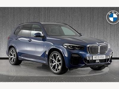 Blue Used 2019 BMW X5 M Sport SUV | £36,499 (Good price)