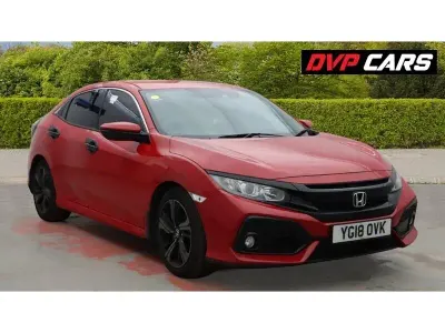 Used Honda Civic SR 129 HP (94 kW) 2018 Red Hatchback