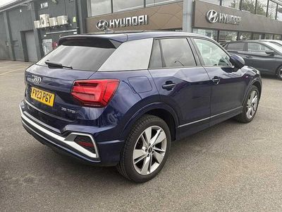 Begagnad Audi Q2 S-Line 150 HK (110 kW) 2023 Blå SUV