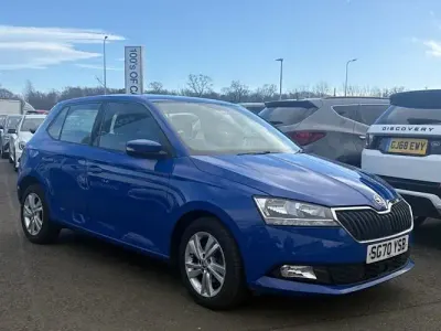 Used Skoda Fabia SE 60 HP (44 kW) 2020 Blue Hatchback