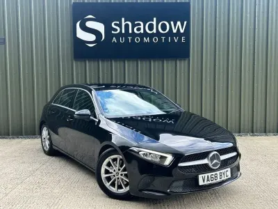 Begagnad Mercedes A200 Executive 163 HK (119 kW) 2019 Svart Halvkombi