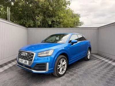 Used Audi Q2 S-Line 150 HP (110 kW) 2017 Blue SUV