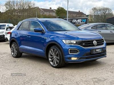 Usado VW T-Roc R-line 150 HP (110 kW) 2019 Azul SUV