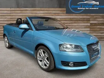 Used Audi A3 Cabriolet Sport 160 HP (117 kW) 2008 Blue Cabriolet