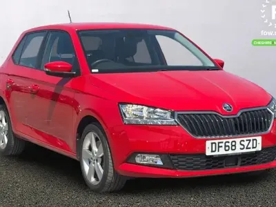 Used Skoda Fabia SE L 110 HP (80 kW) 2019 Red Hatchback