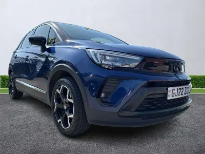 Used Vauxhall Crossland Ultimate 130 HP (95 kW) 2022 Blue SUV