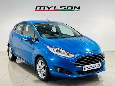 Used Ford Fiesta Zetec 100 HP (73 kW) 2017 Blue Hatchback