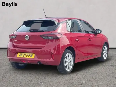 Used Vauxhall Corsa 74 HP (54 kW) 2021 Red Hatchback