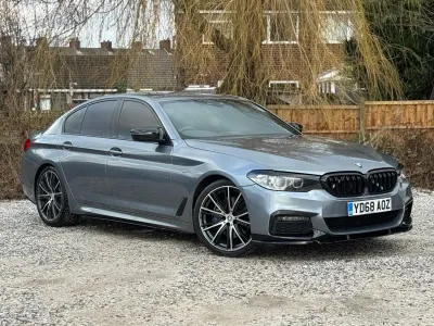 Begagnad BMW 530 M Sport 2018 Blå Sedan