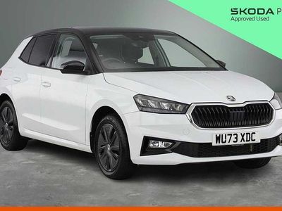 Used Skoda 110 R Colour Edition 81 HP (59 kW) 2023 Moon white metallic body / black magic pearl effect roof Hatchback